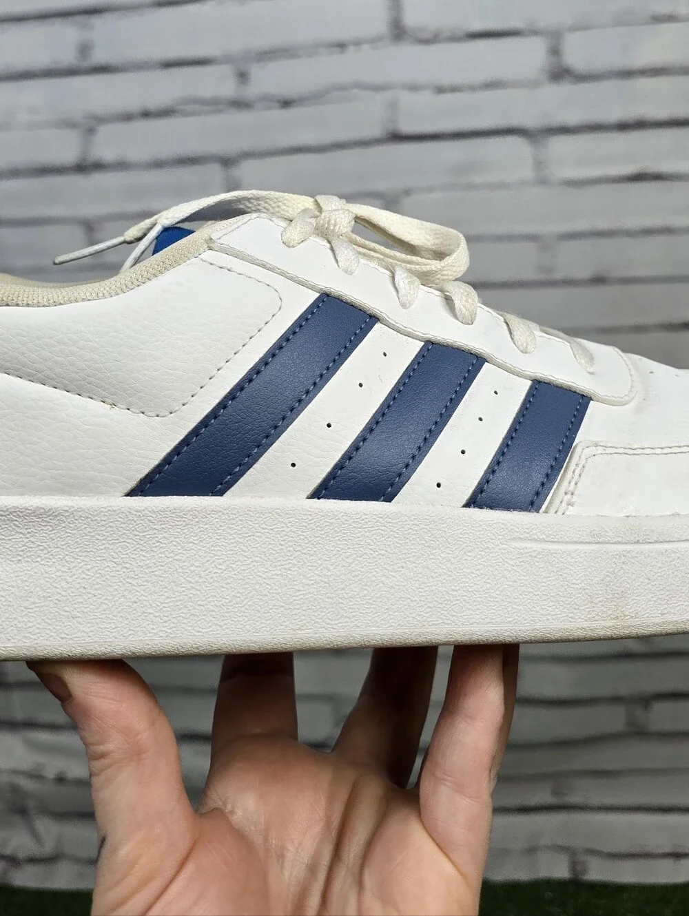 Adidas Breaknet 2.0 Blue White Colorway Mens Size 12 Lace Up Tennis Shoes